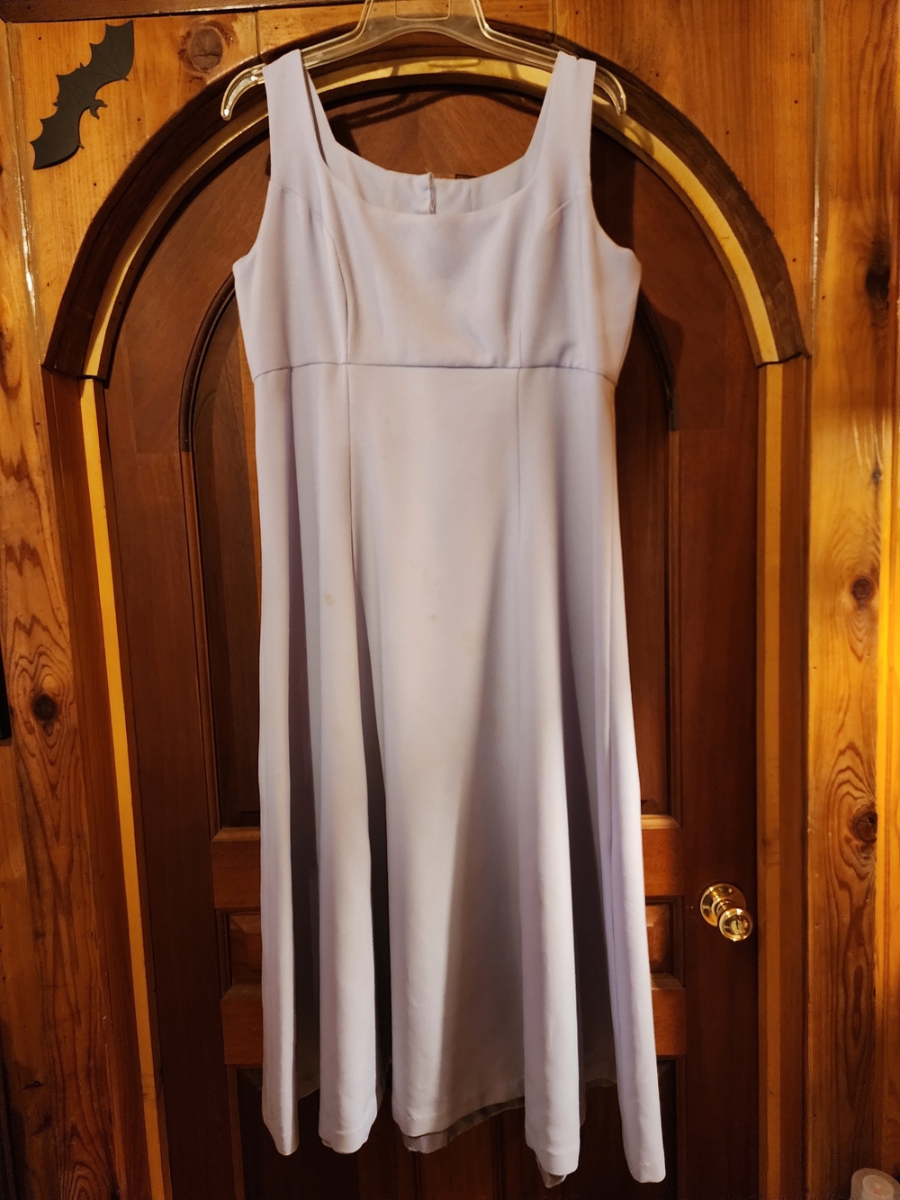 Sleeveless Light Lilac A-Line Dress Brides Maid Dress